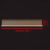 Dual-Row Pet Grooming Comb Cats Dogs With Flat Handle Copper Core High-Low Teeth Deshedding Brush