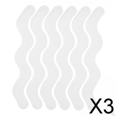2x6 Pieces Shower Stickers, Bath Strips, Nonslip, Kitchen Floor Stickers for Ladders Tub