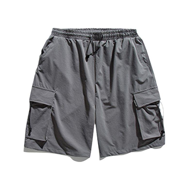 Women High Waist Cargo Shorts American Style Streetwear Summer Wide Leg Pants Fashion Female Big Pocket Loose Shorts