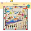 Cross-Border Montessori Children's Magnetic Bead Maze Board: Educational Color Sorting and Counting Toy
