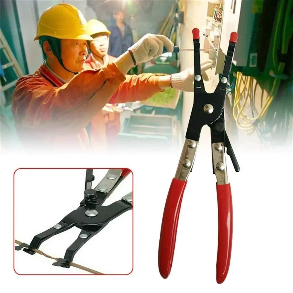 Hold 2 Wires Soldering Plier Multi-Function Pick-Up Aid Tool For Automobile Maintenance