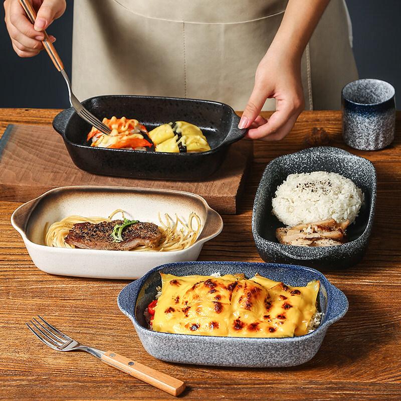 Ceramic Double-Handle Baking & Gratin Dish