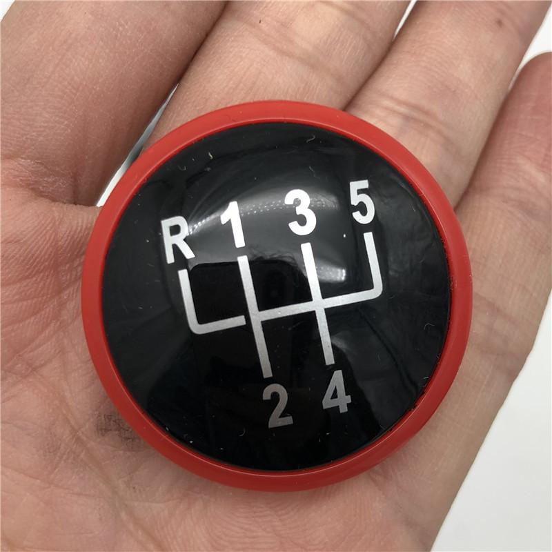 5/6 Speed Gear Shift Knob Top Cap Emblem Badge Cover For VW Volkswagen Golf Jetta MK3 MK4 GTI MK4 Bora Polo Seat Ibiza Caddy