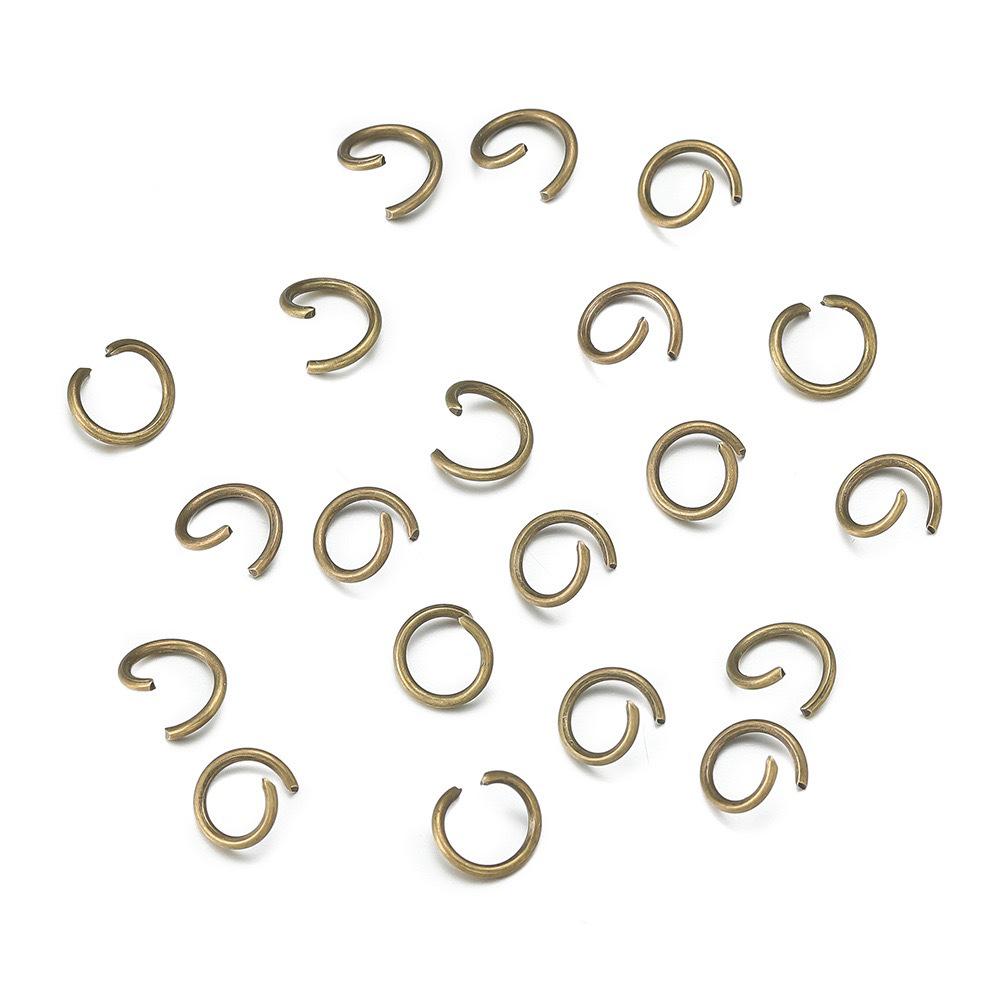 Open Jump Rings for DIY Jewelry: Single Loop O-Ring Connectors for Bracelets and Necklaces