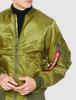 Alpha Industries TA1597 L Quilted A.GREEN Jacket, MA-1