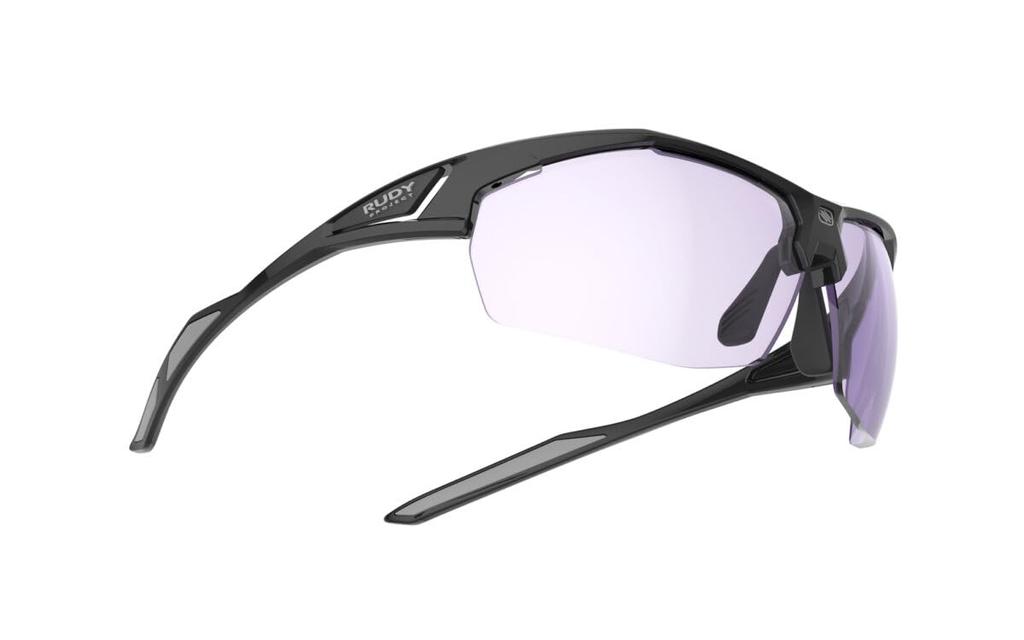 RUDY PROJECT Sunglasses Sydus Black Gloss Frame ImpactX2 Photochromic Laser Purple SQ017542-0000