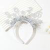 Sequin Star Strip Headwear Sweet Christmas Headpiece Children Gifts Glitter Hair Hoop  Cosplay