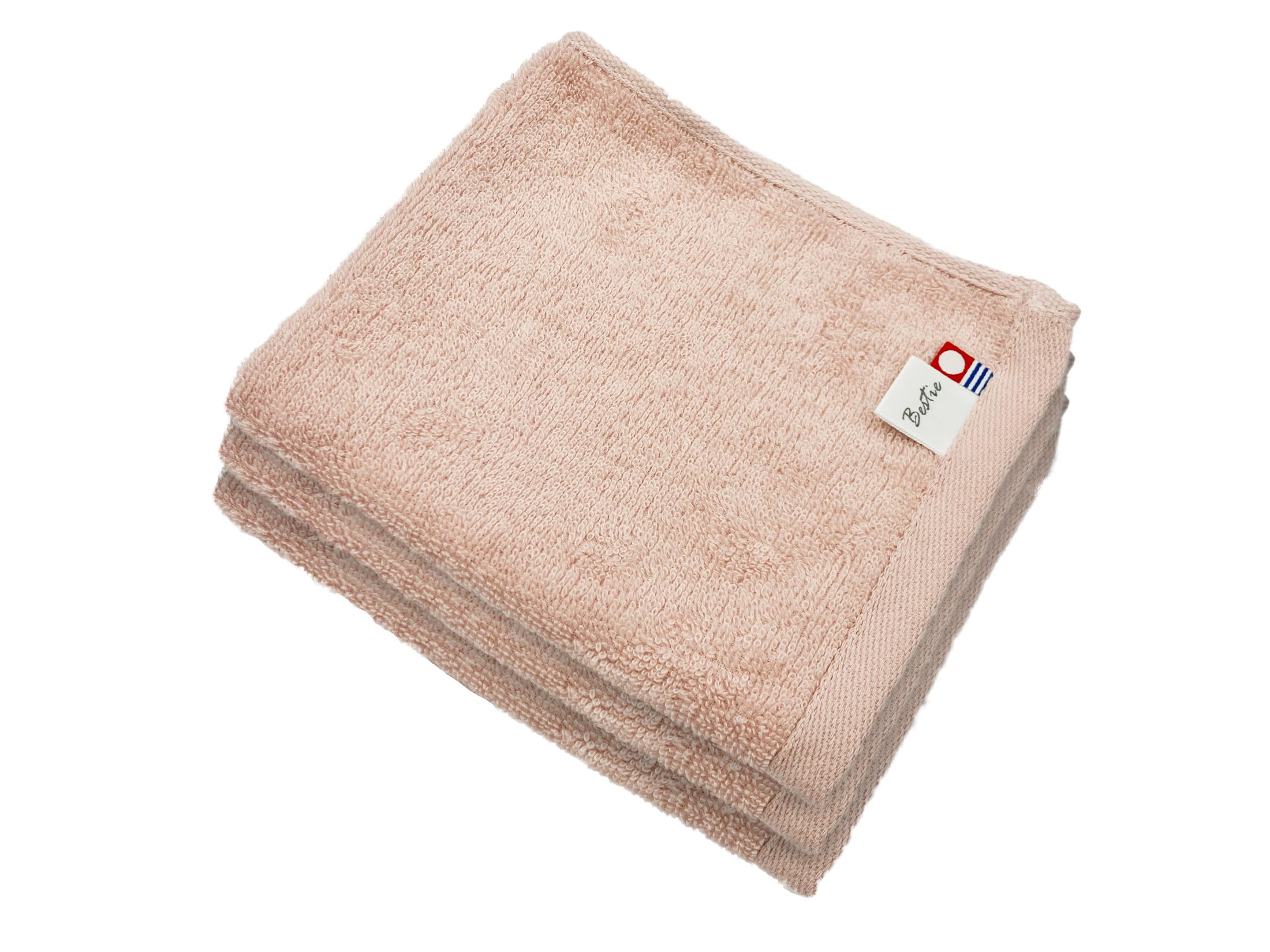 

Bestie Imabari Certified Towel Hand Towel Smoke Suitable for Indoor Made in Muted Color 3-Piece Set, Pink, Absorbent, Quick-Drying, Lightweight,