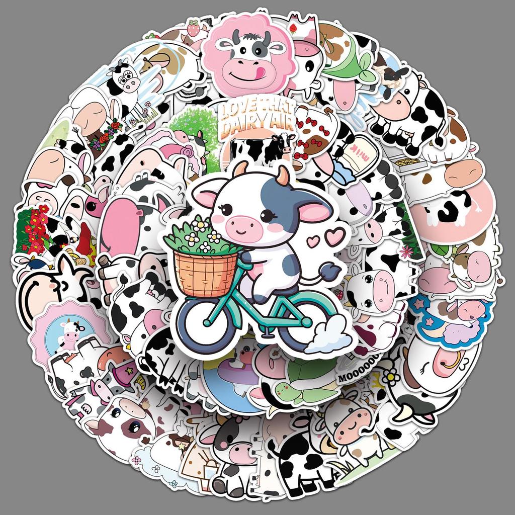 100 Cute Animal Graffiti Stickers for Personalized Decoration - Perfect for Water Bottles & Phone Cases