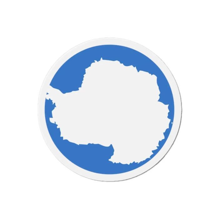 Aimant Rond - Antarctique - 9 Cm - Multicolore - 50 Pièces - Mixte
