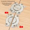 Dining Table Leaf Fastener Metal Hardware Fastening Combination Joint for DIY