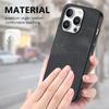For iPhone 16 Pro Case Retro Leather+TPU Shockproof Protective Phone Cover
