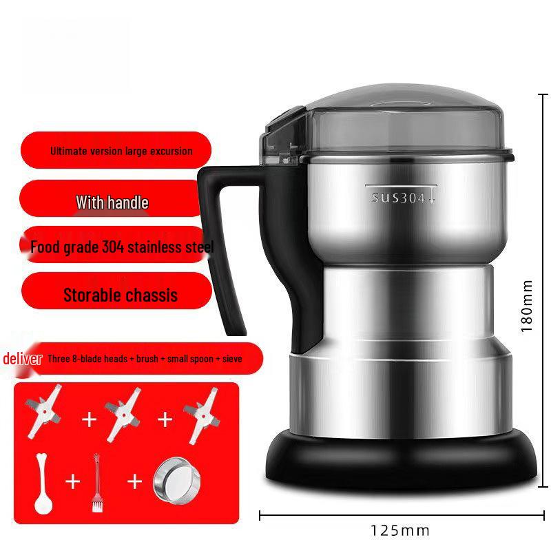 Compact Household Grain Grinder for Ultra-fine Powder