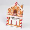Christmas Calendar Wood Design Festival Table Decoration Countdown Calendar with Numbered Days