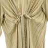 AMERI UNDRESSED Long Sleeve Sheer One Piece Beige Women Used