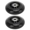 2pcs Skate Wheels Low Noise 608 Bearing Skates Inline Skating Replacement Wheels with Bearings for Indoor Outdoor