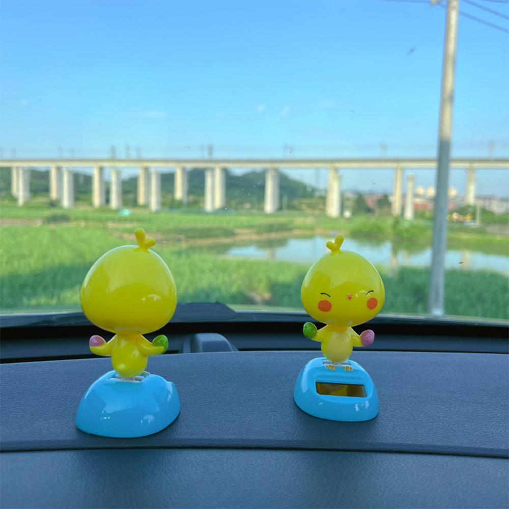 Funny Happy Chicken Bobblehead - Cute Car Dashboard Decor, Adorable Auto Accessory & Home Decoration, Perfect Amusing Gif