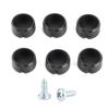 6pcs Threshold Caps Covers Black Automobile Accessory Parts 66788900 Fit for Transporter Kombi T5 T5.1 T6