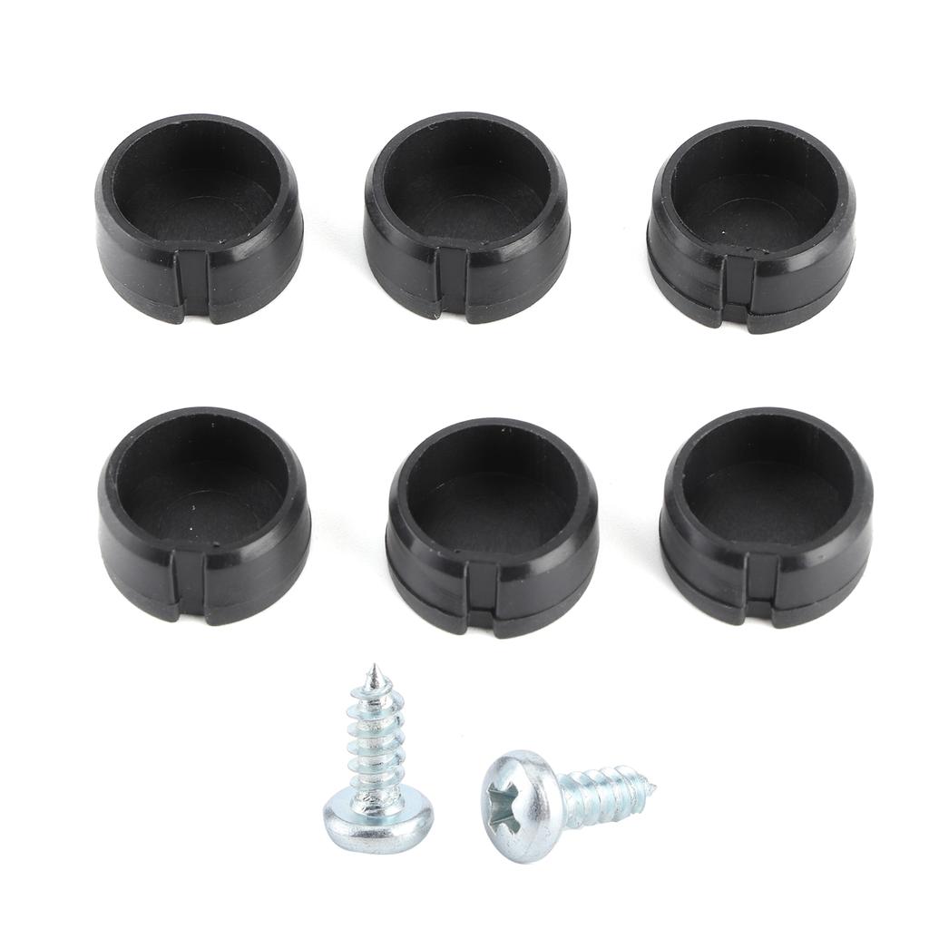 6pcs Threshold Caps Covers Black Automobile Accessory Parts 66788900 Fit for Transporter Kombi T5 T5.1 T6