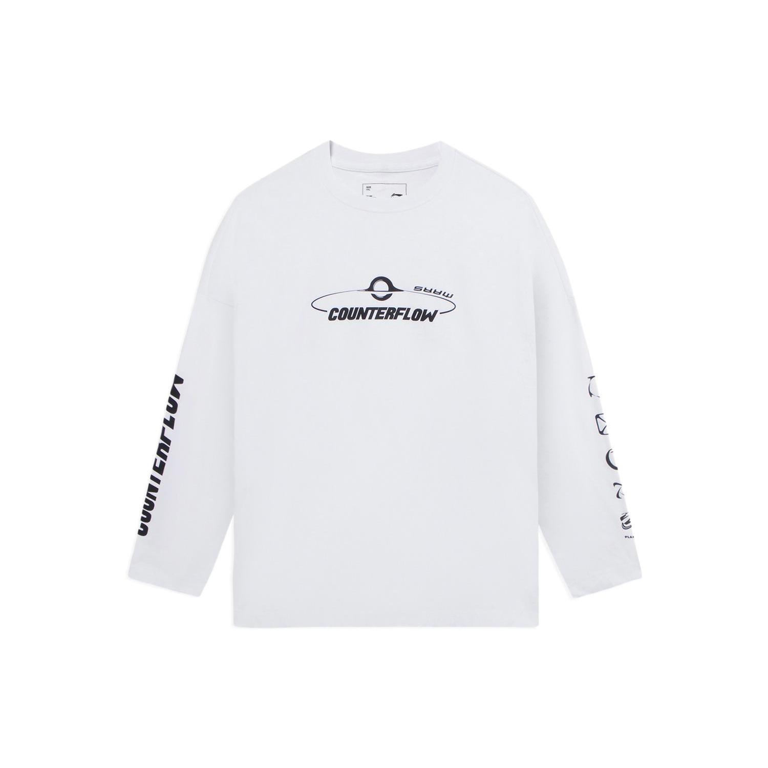 Li Ning CF Tracing T Shirt Unisex White ATLS095-1 XS