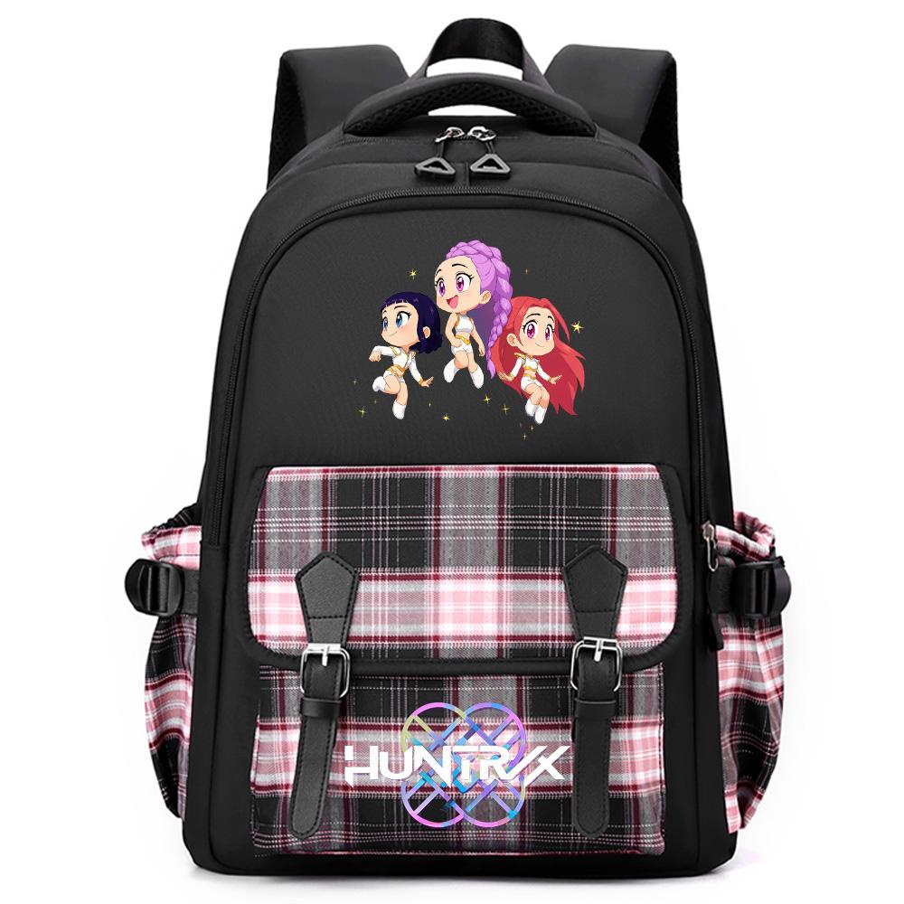 K-Pop Printed Large Capacity Backpack for Teenger Student Girl Boy Schoolbag Bookbag Women Large Capacity Waterproof Travel Bag Kid Gift Rucksak