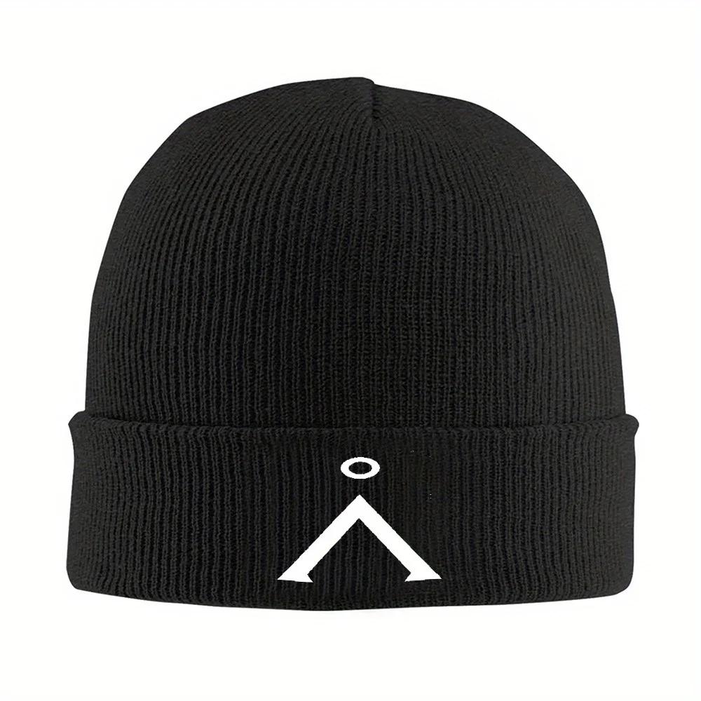 2026 1pc Stargate Command Logo Nature Rib Knit Cuffed Beanie For Women Men Winter Bonnet Hats