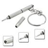 Aluminum Steel Eyeglass Screwdriver Set for Sunglass Glasses Watch Repair Tool Kit with Keychain Screwdrivers