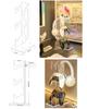 Bombinate Controller Stand Stylish Storage Controller Holder Game Console Storage Rack Game Rack (Transparent Base)