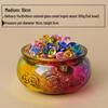 Citrine Feng Shui Treasure Pot with Gold Ingot and Multicolor Money Bag - Gift for New Beginnings