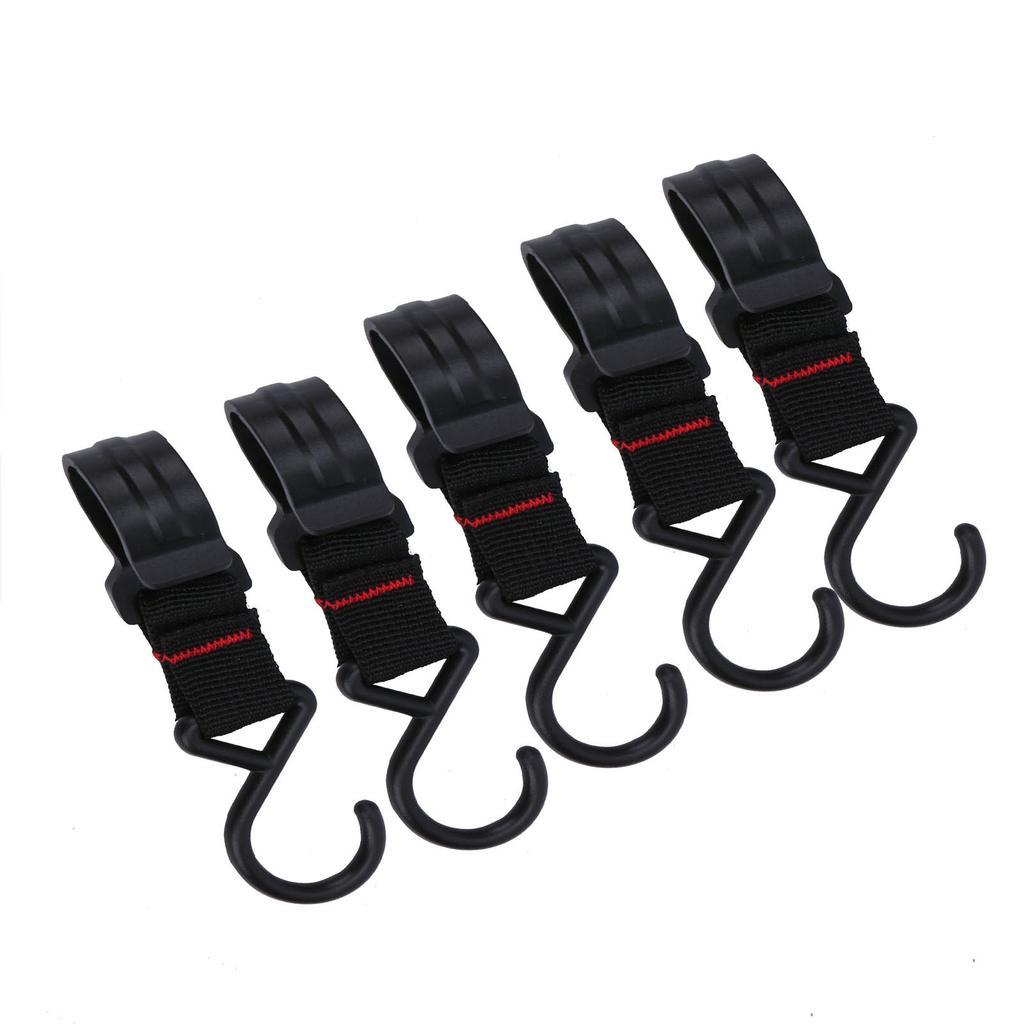 5Pcs Outdoor Hanging Hook Camping MultiFunctional Strap Hanger for Light Cookware