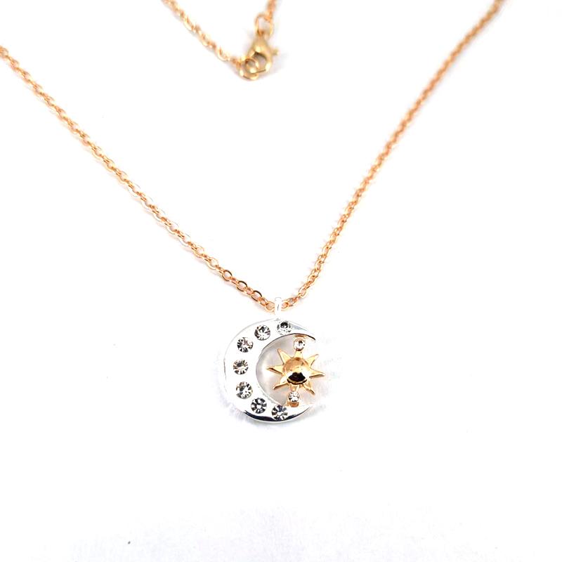 Pretty Celestial Sun Star Moon Necklaces Best Friends Gift
