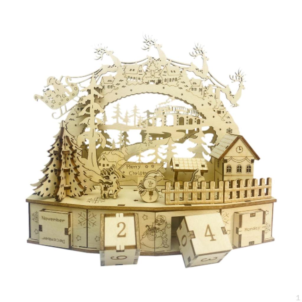 78 Piece Christmas Model Building Set, Desktop Decoration for Adults, Gift