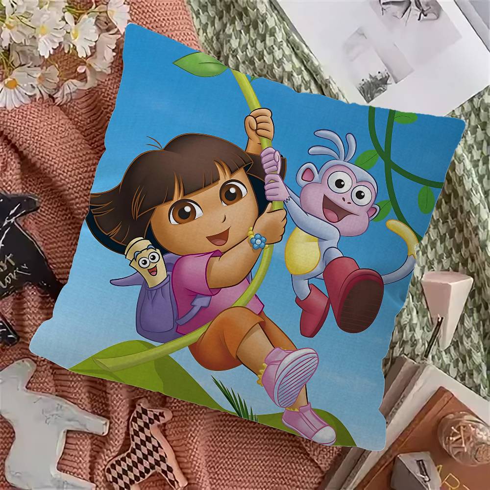 Tv D-Dora The Animation Explorer Pillowcases Home Bedding Decorative Pillow Cover Wedding Super Soft Pillow Case