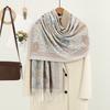 Luxury Winter Warm Thick Women Scarf Jacquard Paisley Hijab Foulard Cashmere Tassel Shawl Wraps Pashmina Muslim Blanket