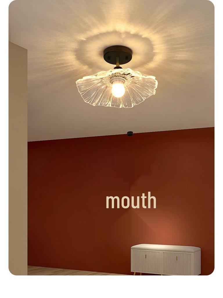 Nowoczesna Minimalistyczna Lampa Sufitowa w Kształcie Kwiatu do Korytarza, Klatki Schodowej, Balkonu lub Foyer