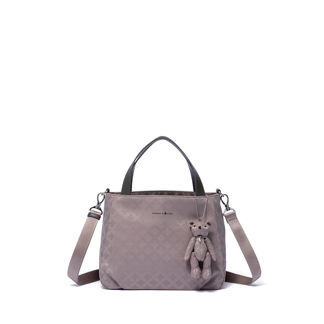 

Patrick Cox Handbag [Color Quartet 2] Women s, with Original Charm, Color Handle, Lightweight, PXLHDEH2 Khaki