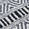 White-black Cotton Rug 120x170