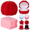 Engagement Couple Lover Wedding Party Jewelry Case Earrings Holder Ring Box  Boxes