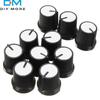 10PCS/lot WH148 Potentiometer knob Cap AG2 Plastic Knob For Diameter 6mm Knob Plum Handle