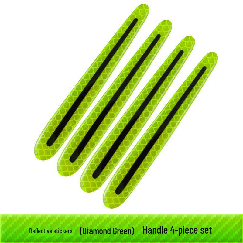 Backspegel Nattsäkerhet Reflekterande Repskyddande Personlig Bildekal