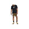 Under Armour Curry Graphic Print Basketball Short Sleeve T-Shirt Men Tops Black 1380361-001