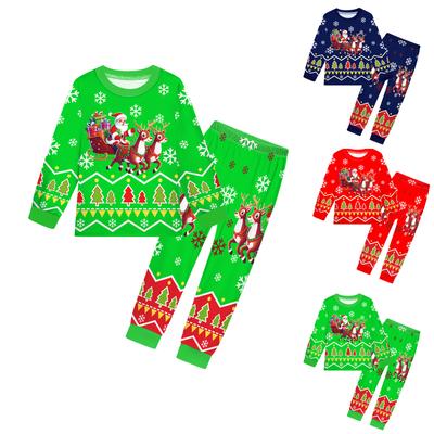Ensemble de mode pour enfants Jupe Haut à manches longues et col rond Pantalon