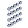20PCS PTFE Furniture Leveler Feet M6 Thread Antislip Furniture Glides Slider for Tables Chairs Cabinets