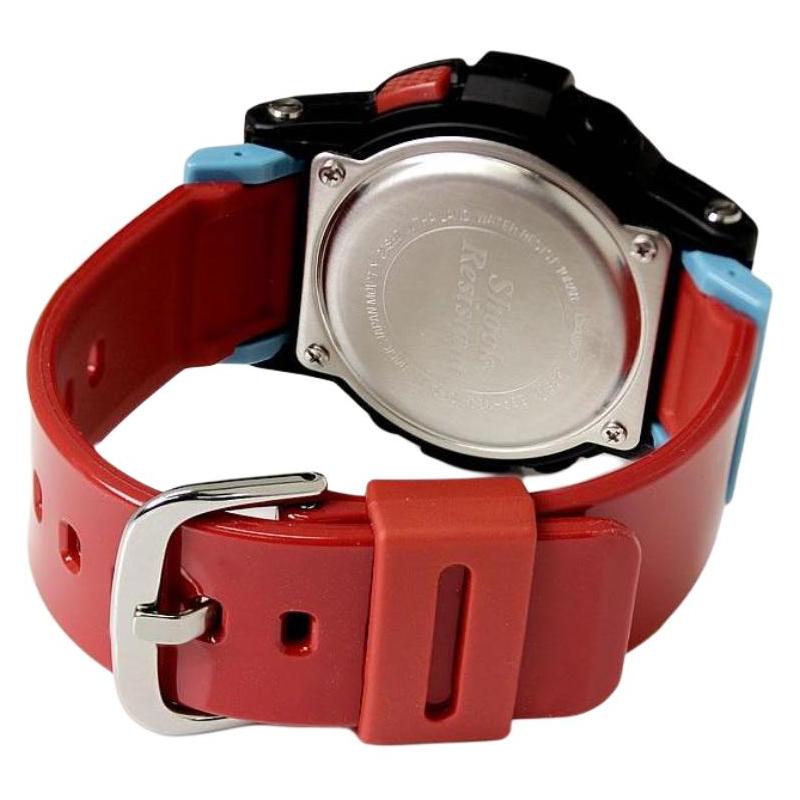 Casio CASIOBABY-G Series Street Style Tide Moon Phase Contrast Color Multifunctional Sports Women's Watch Quartz Movement Resin Strap BGA-180-4B2021