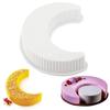 Safe Cake Decoration Moon Shape Mousse Cake Pastry Tool Cake Mold Baking Accessory Moon Mould