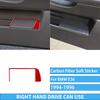 Real Carbon Fiber Car Accessories Driver Door Storage Frame Trim Cover Soft Sticker For BMW E36 3 Series/M3 1994 1995 1996
