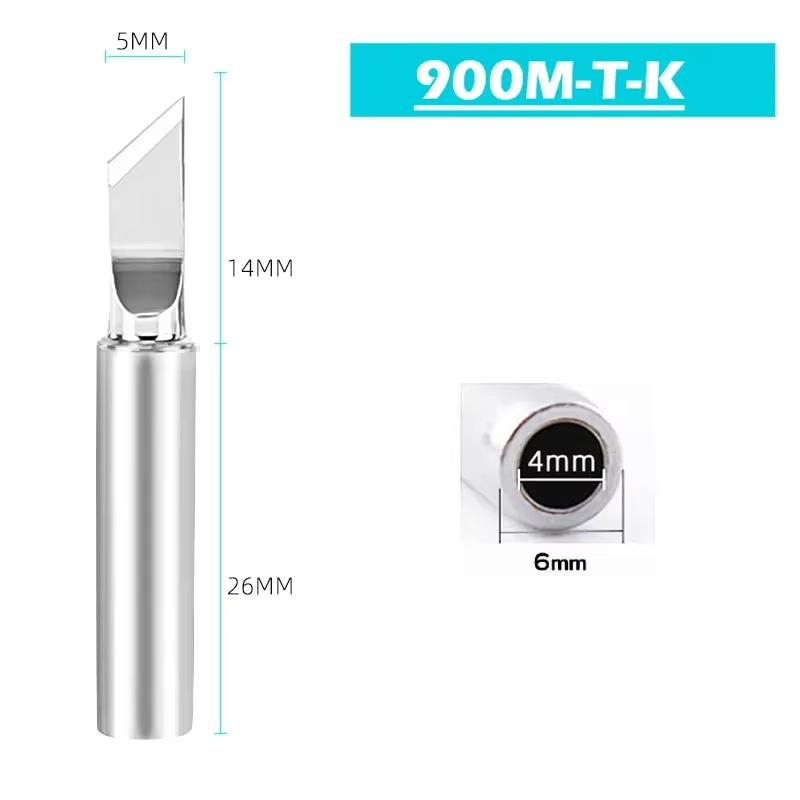 2/5/10PC 900M-T Series Soldering Iron Tips DIY Electric Soldering Iron Replacement Tip Repair Welding Tools Constant Temperature