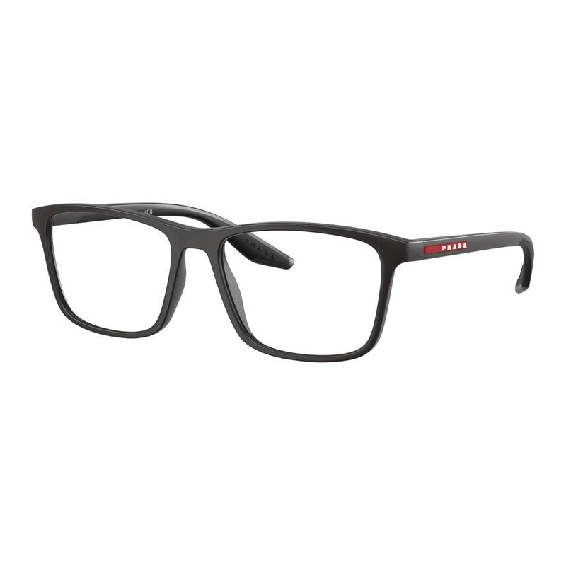 Prada Fashionable, simple and lightweight nylon square optical glasses men's matte gray