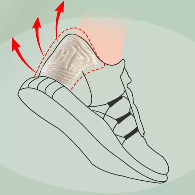 1Pairs New Silicon Heel Protectors Stickers Feet Pads for Sneakers Comfort Non Slip Shoe Pads Foot Pain Relievers Shoes Inserts