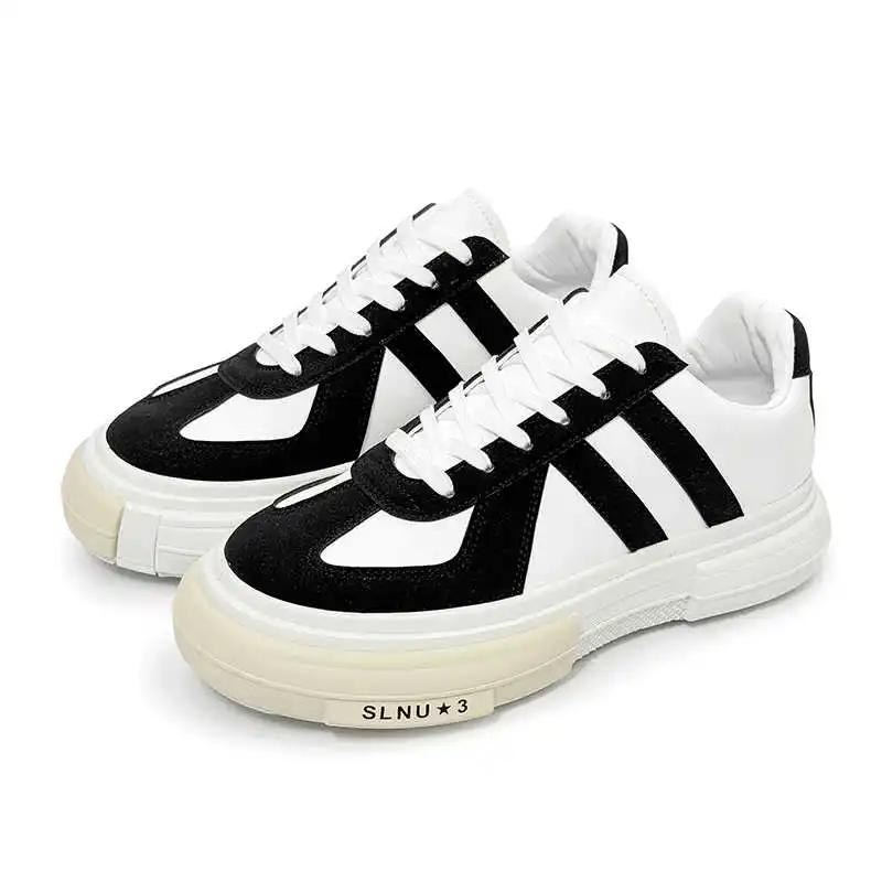 Fashion Camp Synthetic Leather Vulcanized Shoes Men Sneakers High Top Black High Boot Sports Daily Character Dropshiping New Shoses